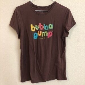 Bubba Gump Shirt Brown Short Sleeve T-Shirt